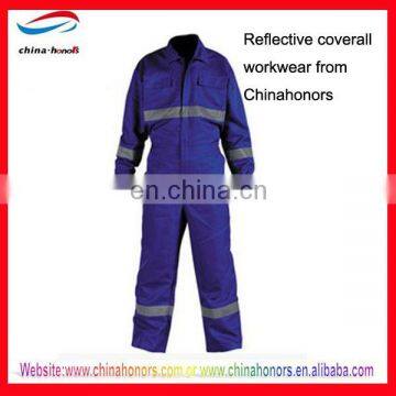 Custom Coverall Technician Industrial Overall Safety Workwear Uniform with Reflective