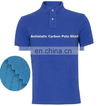 SAR antistatic carbon polo shirt