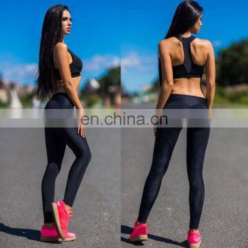 Women Workout Yoga Fitness Leggings High Waist Solid Pants Fitness Elastic Splicing Peach Heart Shaped Slimming Trousers