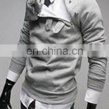 Fashion Mens Slim Fit Designed Hooded Sweatshirt Jumper Top Jacket Coats Hoodies photo-5