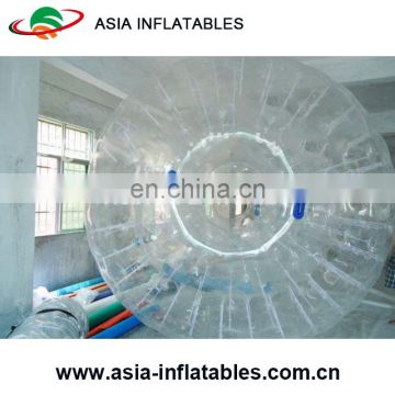 Durable transparent Inflatable Human Hamster Ball /Grass or Water Inflatable Body Zorb Ball For Kids