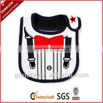 Funny cotton knitted baby bibs