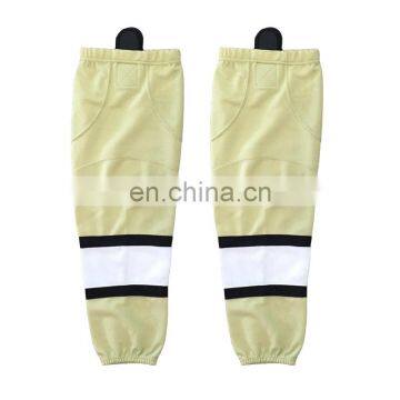 100% polyester Yellowy Hurricanes Ice Hockey Socks