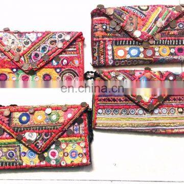 Banjara Clutch Messenger Bags Purse Vintage Tribal Handmade Old COIN Tribal Gypsy indian Banjara clutch kutch