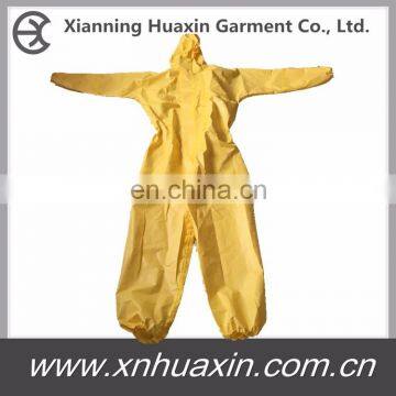 Chemical Taped Coverall With Dual Zip System