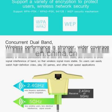 EU Plug Charger,Phone Charger,USB Charger,WiFi Repeater,WiFi Signal Booster 2.4GHz 5.0GHz 750Mbps photo-4