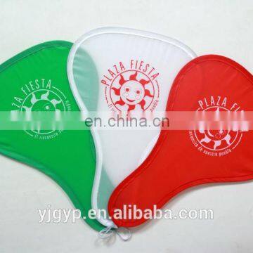 logo printed foldabable polyester fan