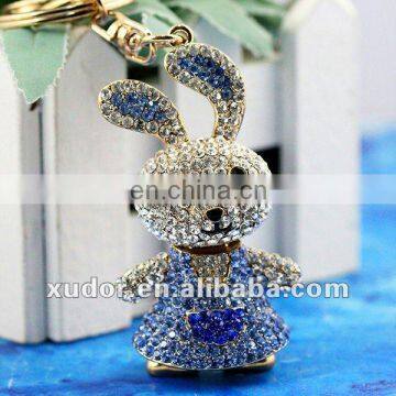 CUTE RABBIT KEYCHAIN WHOLESALE RHINESTONE KEY CHAIN