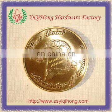 commemorative Blank metal Coin/gold metal coin