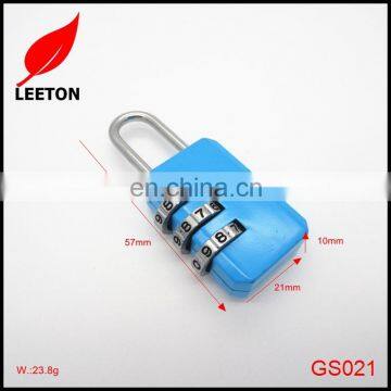 Factory Supply Colorful Metal 3 4 Digit Combination Padlock for Bag photo-6