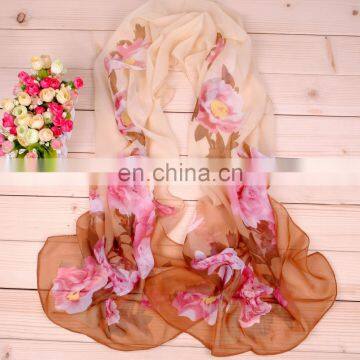 Suppliers Wholesale Cheap Fashion Design Chiffon Lady Scarf photo-2