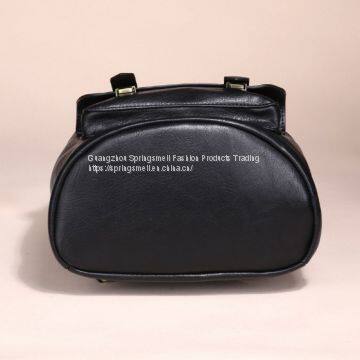 Women's Pu Leather Backpack Ladies Casual Shoulder Bag School Bag Leather Bag photo-4