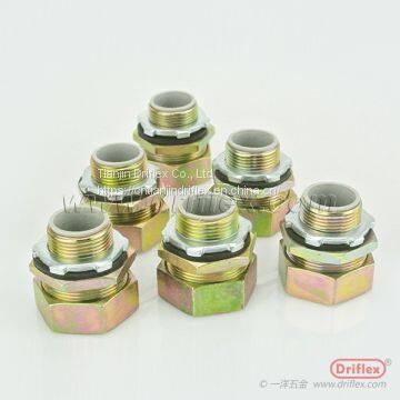 METRIC THREAD METAL STRAIGHT CONDUIT CONNECTOR