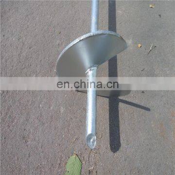 Factory price earth screw anchor helix ground anchor