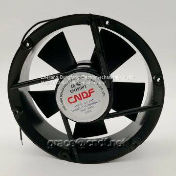 CNDF ac Cooling Fan Ventilation Exhaust Fan Supplier From China Yueqing Factory 220x220x60mm 220/240VAc 2600rpm Cooling Fan photo-5