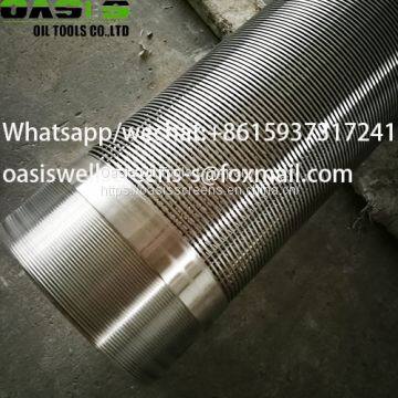 Stainless Steel Wire Wrapped Continuous Slot Water Well Screens for Water Well Drilling