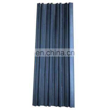 Sluice box rubber matting deep v ribbed rubber matting