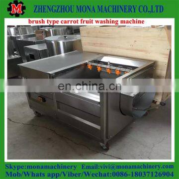Spray Type Carrot/Lemon/Peach Fruit Washing Machine With Roller Brushes photo-6