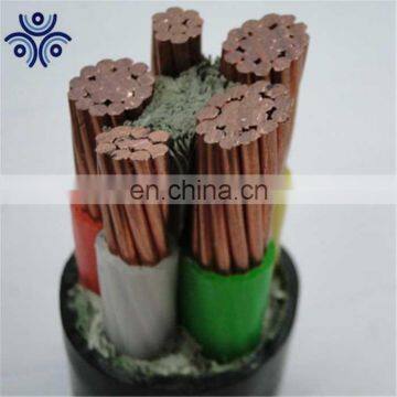 Hot sell 0.6/1kv Type VV, 4x25mm PVC Power Cable