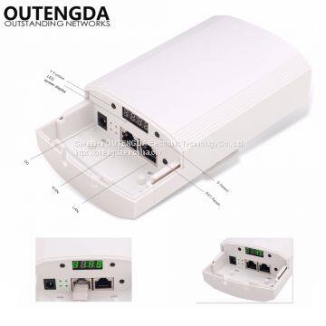 5GHz Outdoor CPE Elevator Wireless Bridge 1-2KM Range 450Mbps AP Router Access Point WIFI Repeater Extender Support WDS PoE photo-5