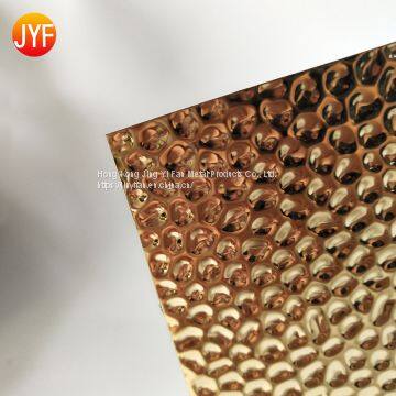 Good Quatily Color Embossed Stainless Steel Sheet for Exterior Decoration photo-4
