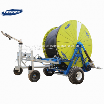 New type traveling hose reel irrigation machine with spray gun