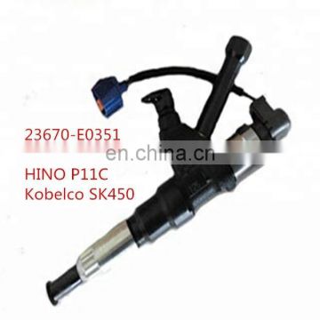 injector 23670-E0351 P.N. 095000-5213 095000-5214 095000-5215 FOR HINO P11C