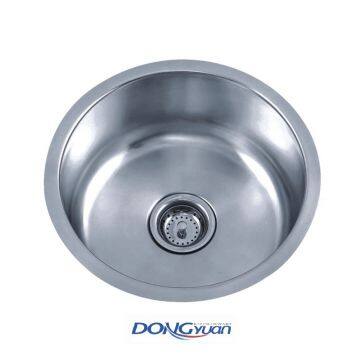 Guangdong Dongyuan Kitchenware UPC certificated Stainless Steel Single Bowl Round Sinks