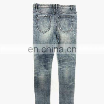 DiZNEW High Quality Wholesale Denim Men Blue Jeans photo-3