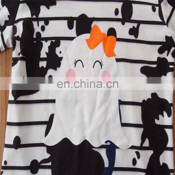 Toddler Baby Girls Halloween Christmas Ruffles Outfits Orange Pumpkin Tops Long Sleeve T-Shirt Striped Sz90-130 photo-5