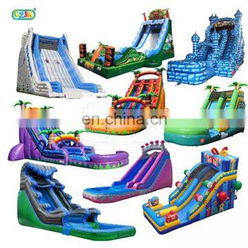 Aqua Hot Sell Fun Backyard Party Rent Use Home Moonwalk Professional Air Filled Outdoor Inflatable Water Slide for Kid