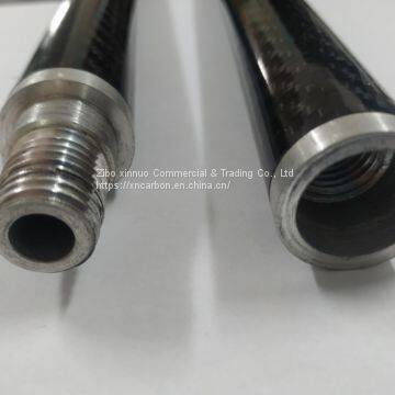 Does Carbon Fiber Tubes Can be Make Screw Threads Directly-- Carbon Tubing With Anodized Aluminum Combine photo-4