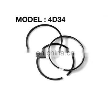 NEW STD 4D34 CYLINDER PISTON RING FOR EXCAVATOR INDUSTRIAL DIESEL ENGINE SPARE PART