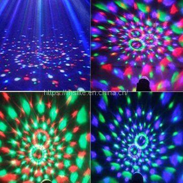 Party Lights Disco Ball Strobe 7 Colors Sound Activated Stage Effect With Remote Control photo-5