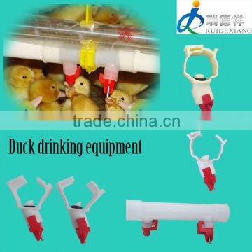 Duck watering equipment for duck nipple drinker