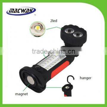 Magnetic 3W outdoor rotating color led light