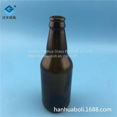 Hot 330ml Brown Beer Glass Bottle Glass Wine Bottle Manufacturer photo-3
