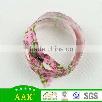 5# nylon fancy open end watertight zipper