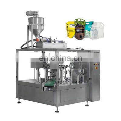 KV Fully automatic liquid shampoo stand up pouch juice packaging machine doypack filling machine tomato sauce packing machine