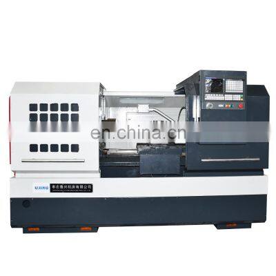 heavy duty torno automatic fanuc control CK6180 CAK6180 big spindle bore hole metal auto cnc lathe turning center machine