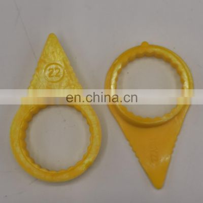 PU material wheel nut indicator for checkpoint 22mm lug nut