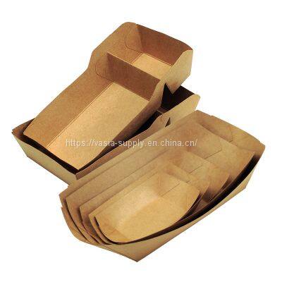 Food Grade Kraft Paper Food Tray