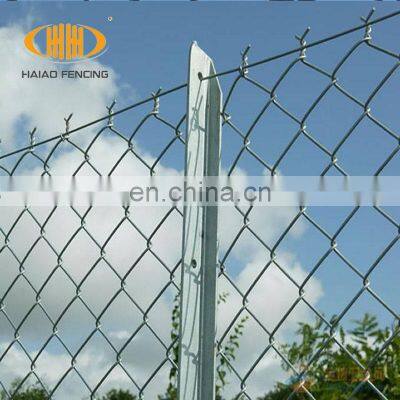 OEM factory design hot dipped galvanized chain link fence 60x60