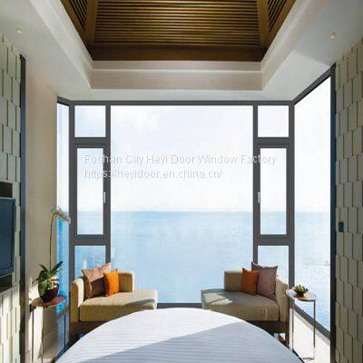 Tempered Glass Aluminium Casement Window photo-5