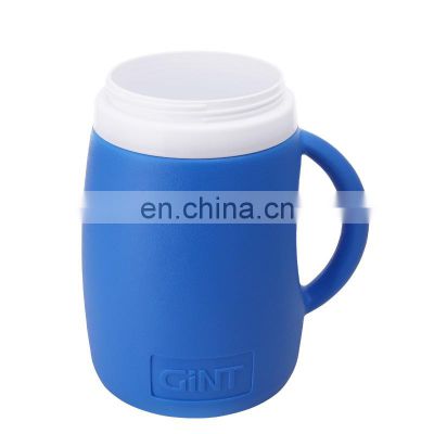 portable beer hiking outdoor vintage hot sale juice sample portable small wide mouth pu fancy portable cooler jug 2.5l