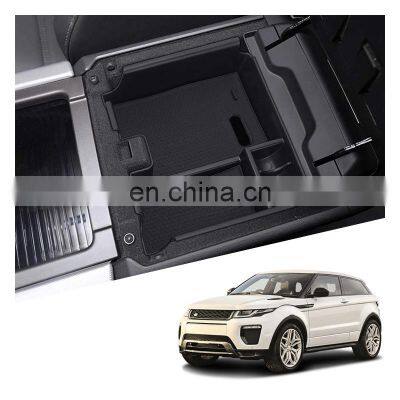 Interior Accessories Parts Silicone Armrest Rest Storage Box Center Control Console Organizer Tray For Land Rover Evoque 14-18