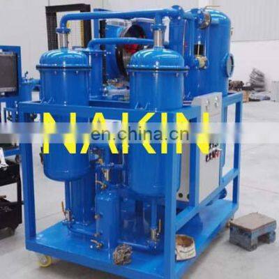 Small Machine Lubricant Oil Filtration Vacuum Turbine Oil Purifier Recycling Machine photo-4