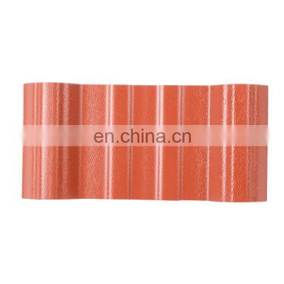 Heat insulation upvc trapezoidal roof sheet/sound proof PVC plastic roof tile for warehouse