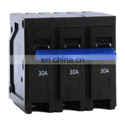 BH-P 50A-60 amp 2 pole 3 phase miniature micro circuit breaker plug in type electrical circuit breaker mini mcb price