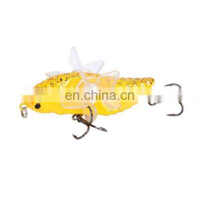 Spinner Fishing Insect Lures Topwater Trolling Wobbler Artificial Cicada Popper Whopper Plopper for Catfish Pike photo-5
